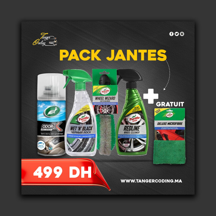 PACK NETTOYAGE JANTES – Image 1